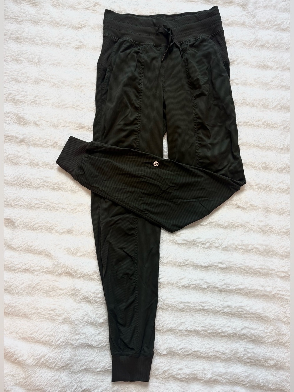 Lululemon dance studio jogger dark olive size 4